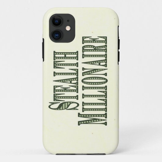 Stealth Millionaire Case-Mate iPhone Case (Achterkant)