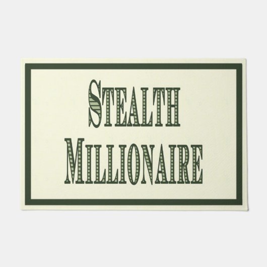Stealth Millionaire Deurmat (Voorkant)