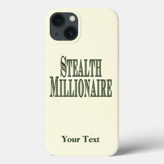 Stealth Millionaire Hoesje-Mate iPhone Case (Achterkant)
