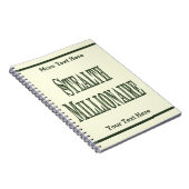 Stealth Millionaire Notitieboek (Rechterzijde)