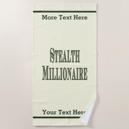 Stealth Millionaire Strandlaken (Voorkant)