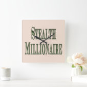 Stealth Millionaire Vierkante Klok (Huis)