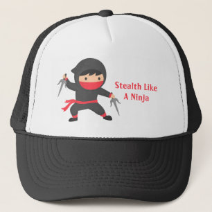 Stealth ninja met Sai-wapens voor Trucker Pet