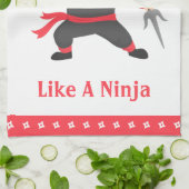 Stealth Ninja met Sai Weapons voor kinderen Theedoek (Gevouwen)