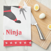 Stealth Ninja met Sai Weapons voor kinderen Theedoek (Quarter Fold)