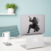 Stealth Ninja Warrior op maat gesneden vinyl stick Sticker (Laptop op bureau)