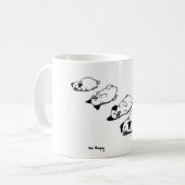 Stealth Pug Roll Koffiemok (Voorkant links)