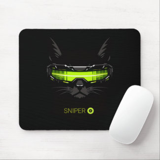 Stealth Sniper Kat Neon Groen Professionele Muis P Muismat