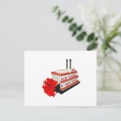 Steam Boat Briefkaart (Staand voorkant)