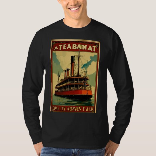 STEAM BOAT T-SHIRT (Voorkant)