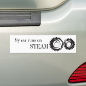 Steam Car Bumpersticker (Op auto)