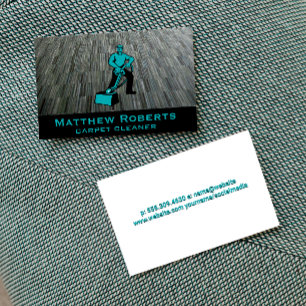 Steam Cleaner   Achtergrond voor tapijt Visitekaartje