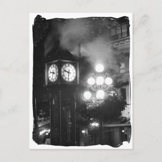 Steam Clock, Gastown Briefkaart (Voorkant)