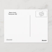 Steam Clock, Vancouver, BC Briefkaart (Achterkant)