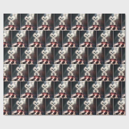 Steam Coffee Hearts Cadeaupapier (Vlak)