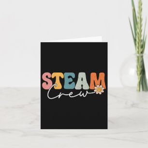 Steam Crew Terug naar School Science Engineering T Kaart