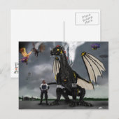 Steam Dragon Wars Briefkaart (Voorkant / Achterkant)