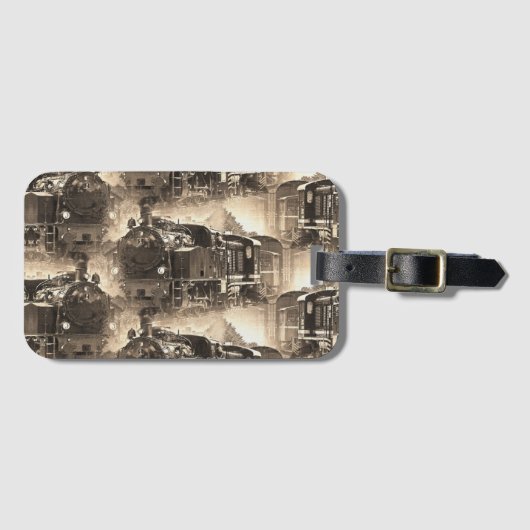 Steam Dreams - Bagagelabel voor treinmachines (Voorkant (horizontaal))