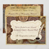 Steam Elegance Steampunk BALL CONVENTION EXHIBIT Kaart (Voorkant / Achterkant)