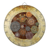 Steam Elegance Steampunk Dartbord (Voorkant)