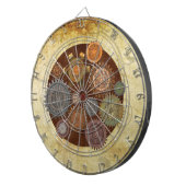 Steam Elegance Steampunk Dartbord (Voorkant Rechts)