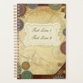 Steam Elegance Steampunk Planner (Voorkant)