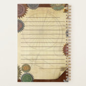 Steam Elegance Steampunk Planner (Achterkant)