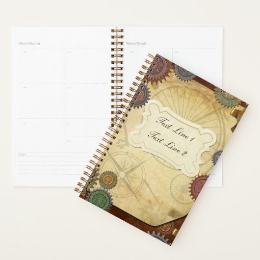 Steam Elegance Steampunk Planner (Display)