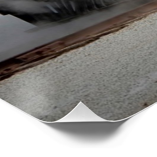 Steam Engine #3 Prairie Dog Centraal Poster (Hoek)