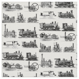 Steam Engine Locomotief "Steampunk"-patroon Stof