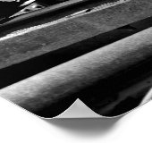 Steam Engine Repair Le Mastrou BlackWhite poster (Hoek)