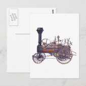 Steam-engine van Steampunk Rebel Briefkaart (Voorkant / Achterkant)
