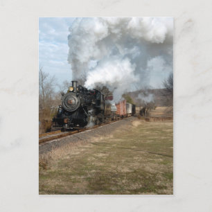 Steam Freight Lahaska - Verticaal Briefkaart