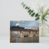 Steam Freight Trestle 1 Briefkaart (Staand voorkant)