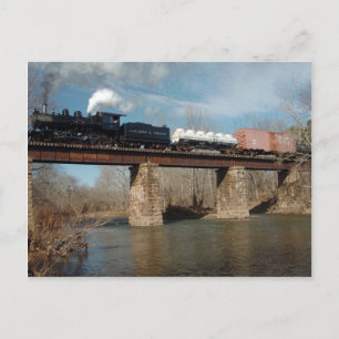 Steam Freight Trestle 1 Briefkaart