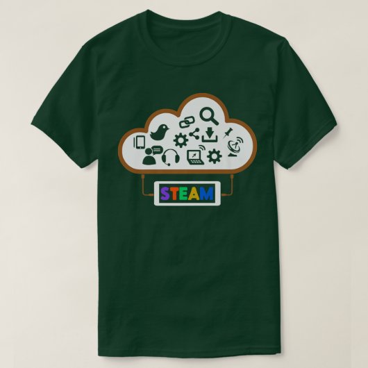 Steam Funny Science Arts Engineering Teacher Lover T-shirt (Design voorkant)