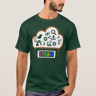 Steam Funny Science Arts Engineering Teacher Lover T-shirt
