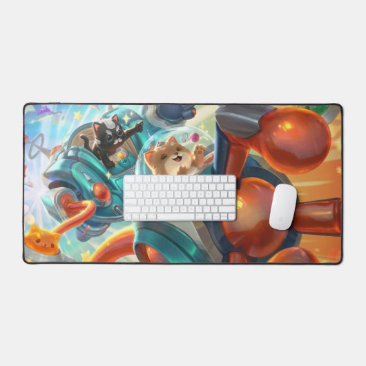 Steam Golem Gaming Desk Mat |  pad (Keyboard & Muis)