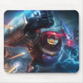 Steam Golem Gaming Mousepad |  pad Muismat (Voorkant)