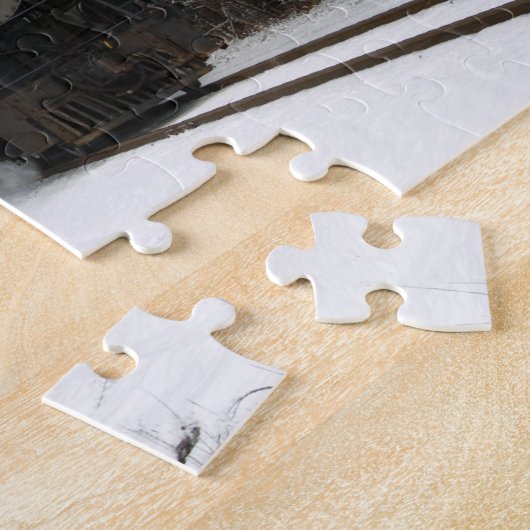 Steam in Winter Puzzle Legpuzzel (Zijkant)