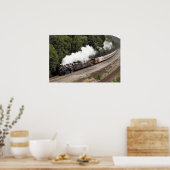 Steam langs de Ohio-rivier Poster (Keuken)