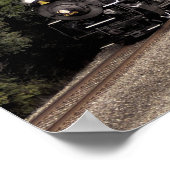 Steam langs de Ohio-rivier Poster (Hoek)