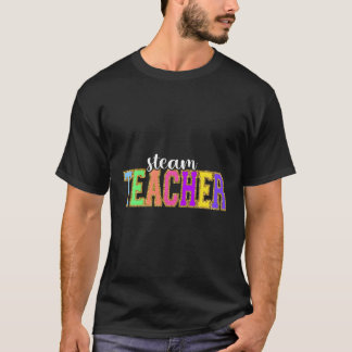 Steam leraar terug naar school werknemer waarderin t-shirt