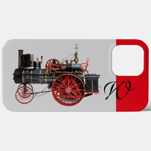  STEAM LOCOMOTIEF MONOGRAM Case-Mate iPhone CASE (Achterkant (horizontaal))
