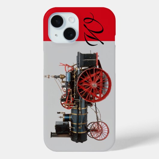 STEAM LOCOMOTIEF MONOGRAM Case-Mate iPhone CASE (Achterkant)