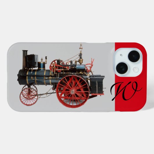 STEAM LOCOMOTIEF MONOGRAM Case-Mate iPhone CASE (Achterkant (horizontaal))
