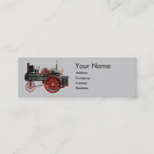 STEAM LOCOMOTIEF MONOGRAM MINI VISITEKAARTJE