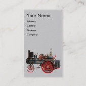  STEAM LOCOMOTIEF MONOGRAM VISITEKAARTJE (Voorkant)