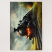 Steam Locomotive Jigzaag Puzzle Legpuzzel (Verticaal)