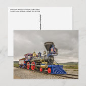 Steam Locomotive Jupiter Briefkaart (Voorkant / Achterkant)